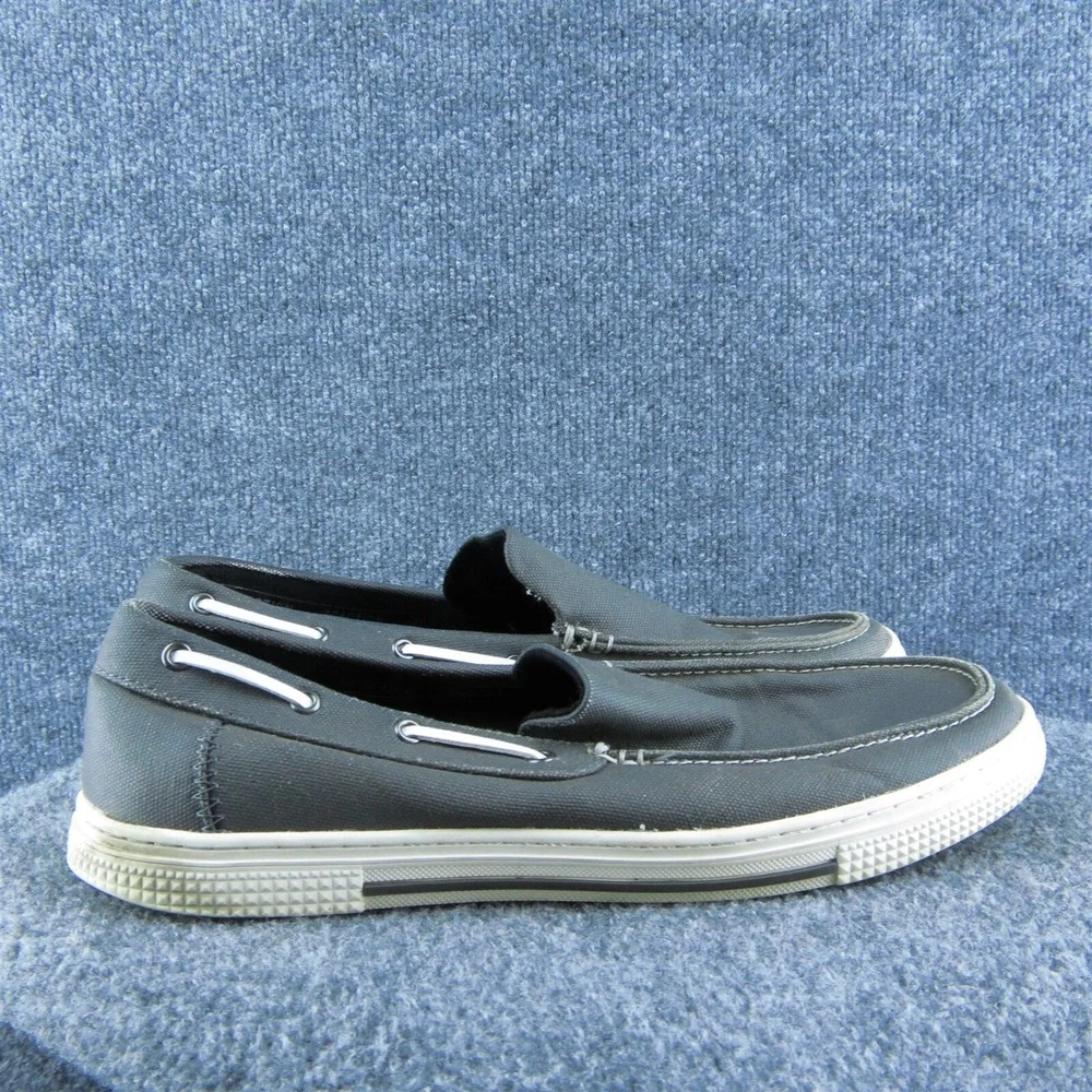 Kenneth Cole Reaction Ankir Men Boat Shoe Gray Fabric Slip On‎ Size 11 Medium